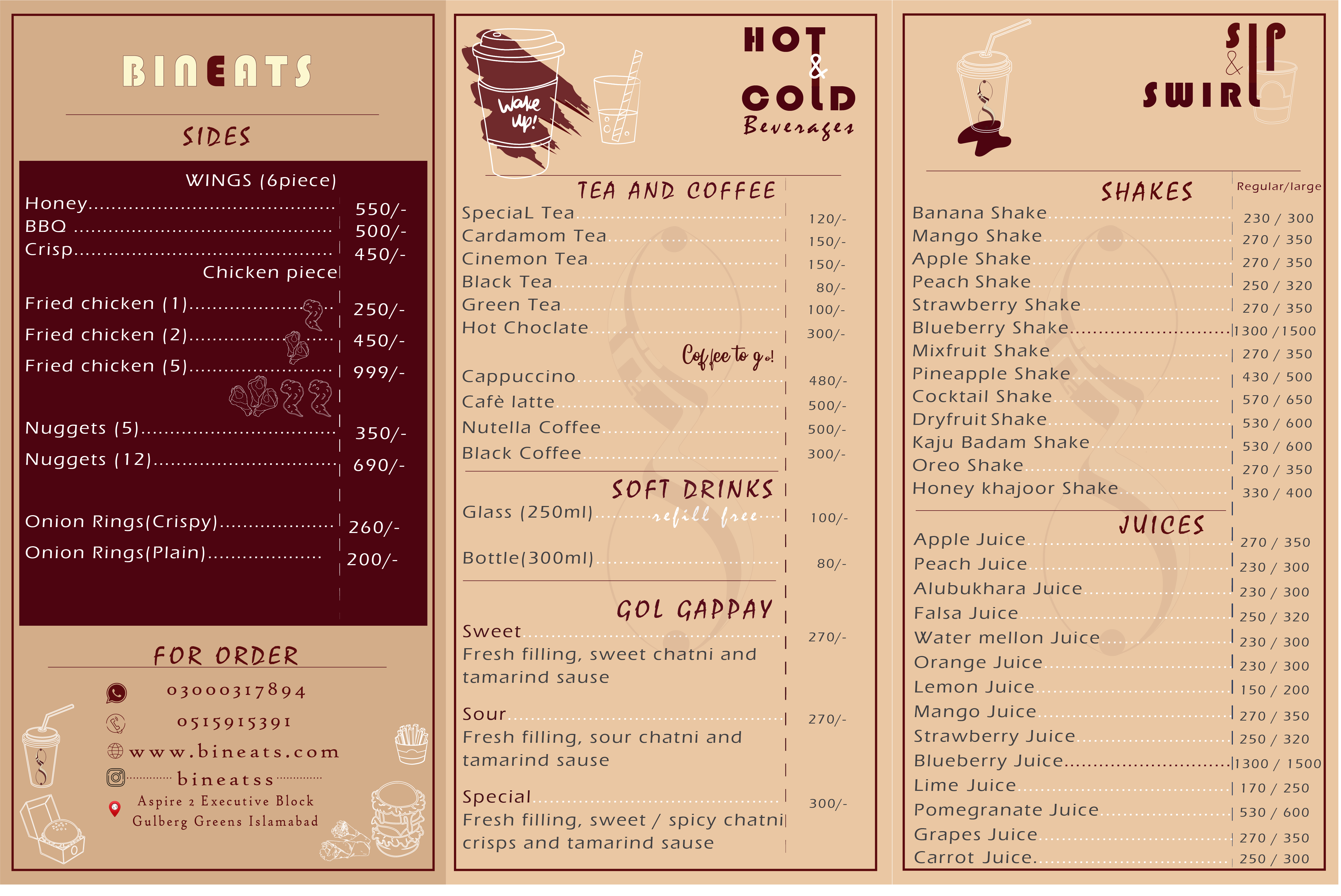 Menu Back